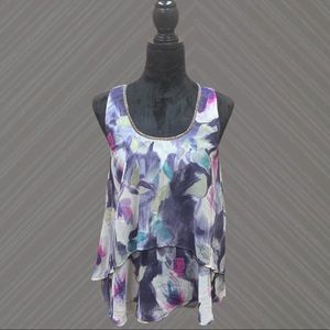 Jennifer Lopez Floral Sleeveless Top